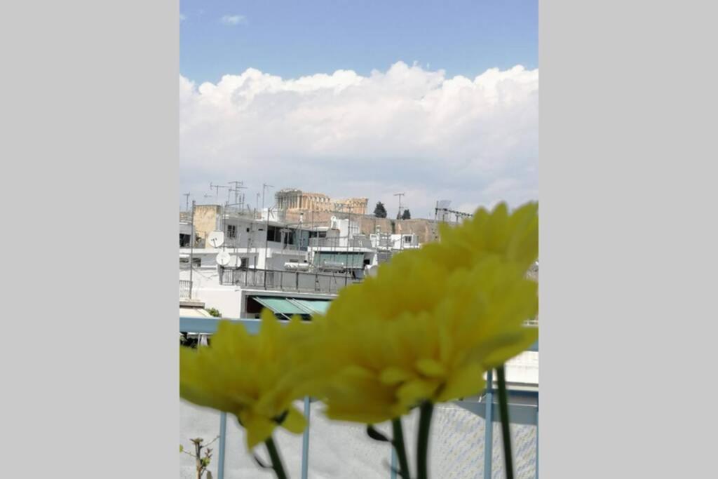 Rooftop Studio, Acropolis View! Athen Exterior foto